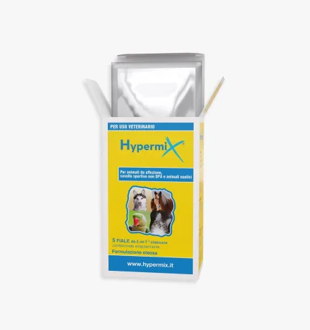 Hypermix® Oil vials for the treatment of wounds and skin lesions in animals 5pcs of 5 ml